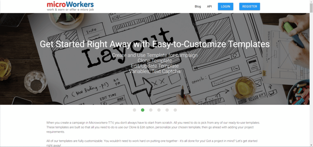 Microworkers sites web pour gagner de largent sur internet 2021