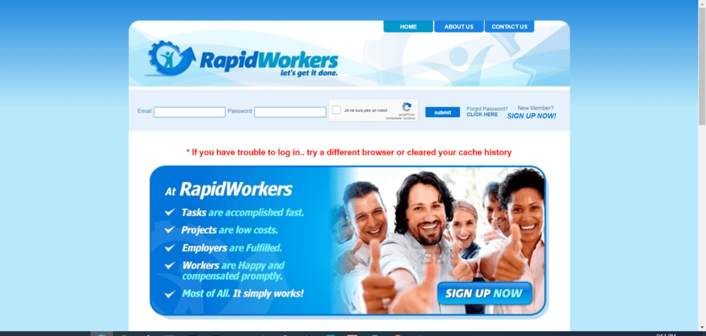 Rapideworkers gagner de largent sur internet 2021