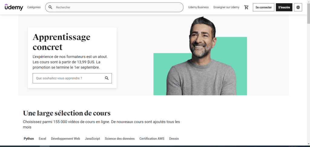 gagner de l'argent sur internet à la maison sans investir avec Udemy