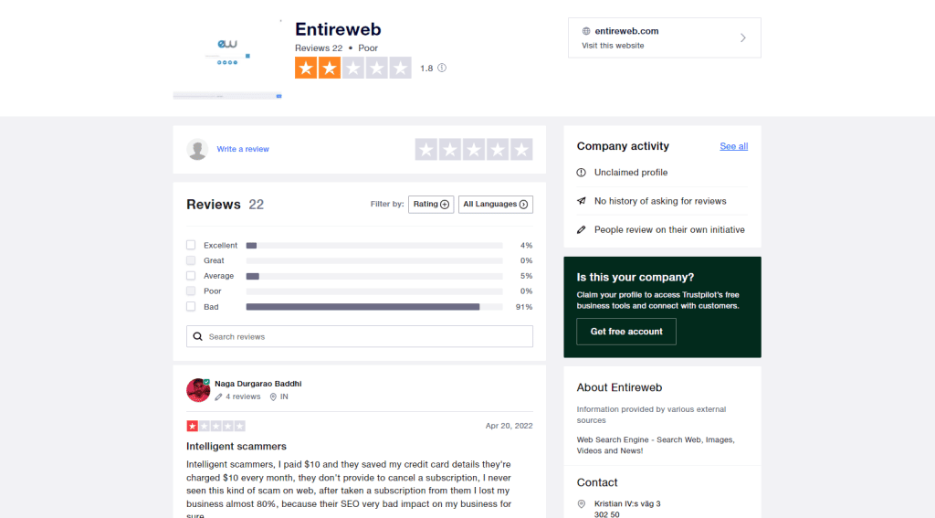 Gagner de l’argent avec entireweb : Arnaque ou légitime ? 